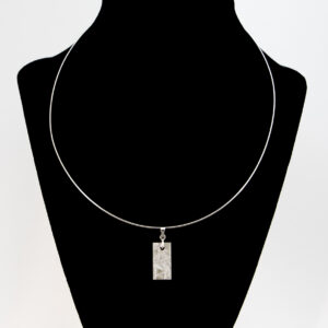 Celestrial Sericho Pallasite Meteorite Slice Pendant