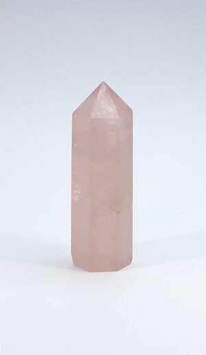 Rose Quartz Hexagonal Point Crystal