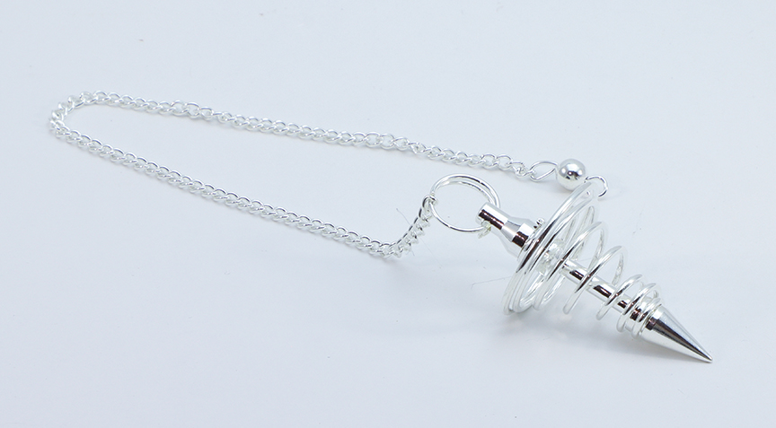 Silver Spiral Pendulum