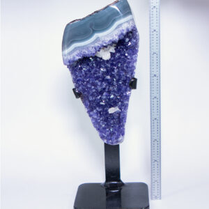 Amethyst Cluster on stand - G